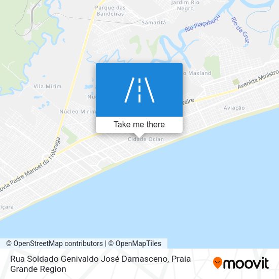 Rua Soldado Genivaldo José Damasceno map