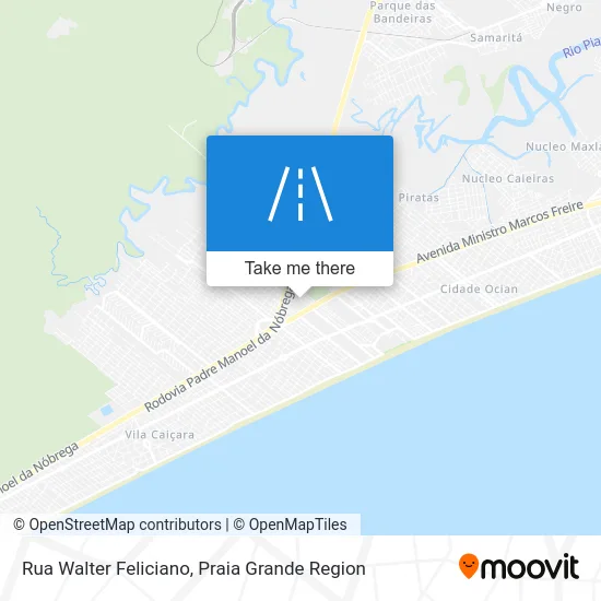 Rua Walter Feliciano map