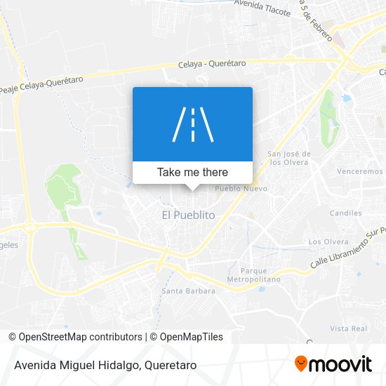 Avenida Miguel Hidalgo map