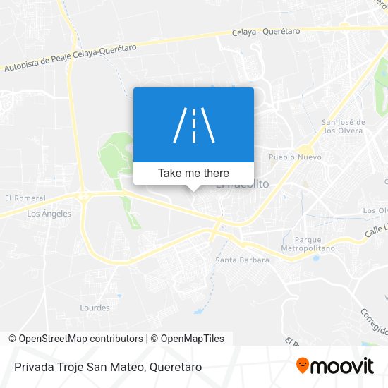 Privada Troje San Mateo map