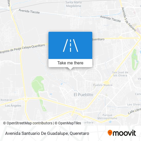 Avenida Santuario De Guadalupe map