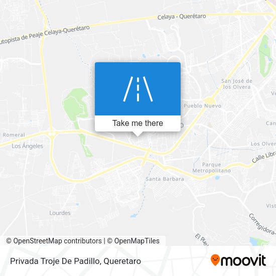 Privada Troje De Padillo map