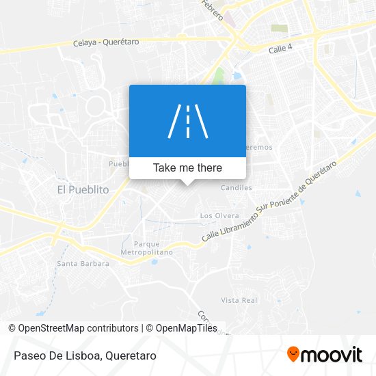 Mapa de Paseo De Lisboa