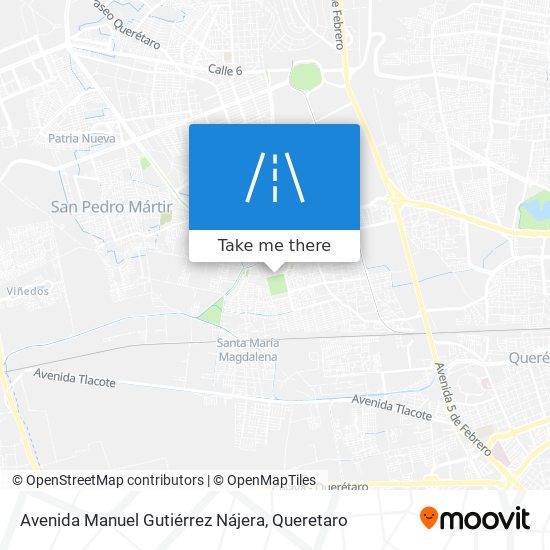 Avenida Manuel Gutiérrez Nájera map