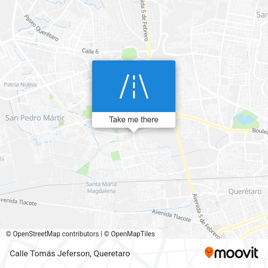 Calle Tomás Jeferson map