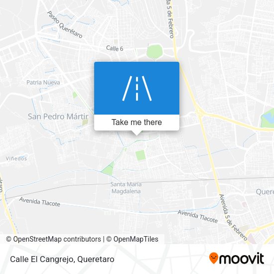 Mapa de Calle El Cangrejo