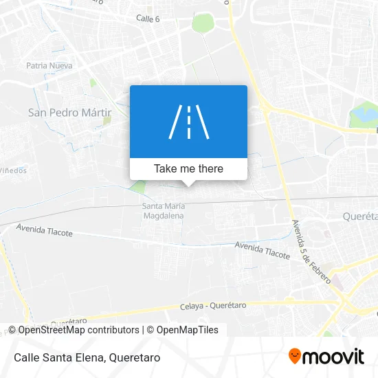 Calle Santa Elena map