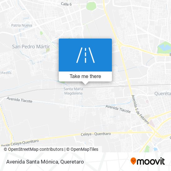Avenida Santa Mónica map