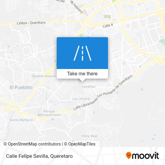Mapa de Calle Felipe Sevilla