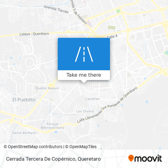 Cerrada Tercera De Copérnico map