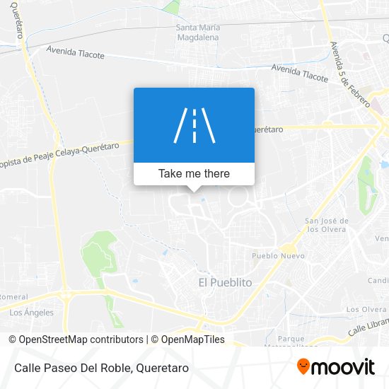 Calle Paseo Del Roble map