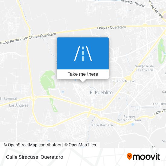 Mapa de Calle Siracusa