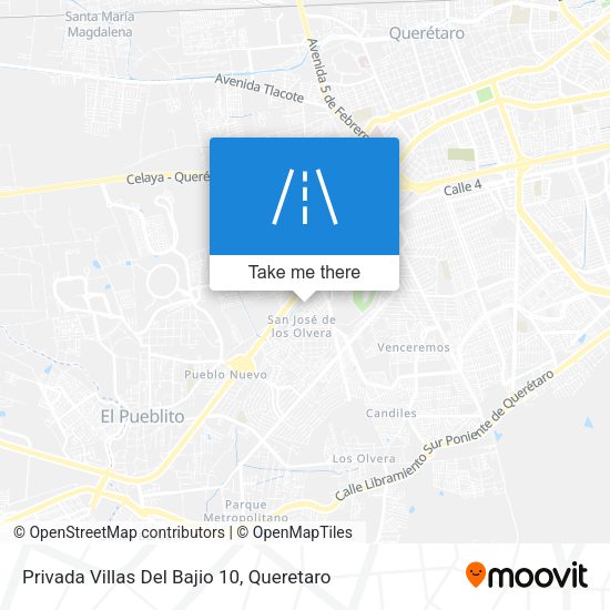 Privada Villas Del Bajio 10 map