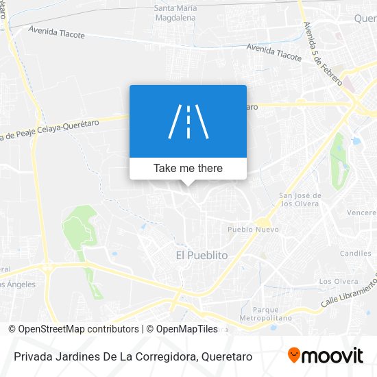 Mapa de Privada Jardines De La Corregidora