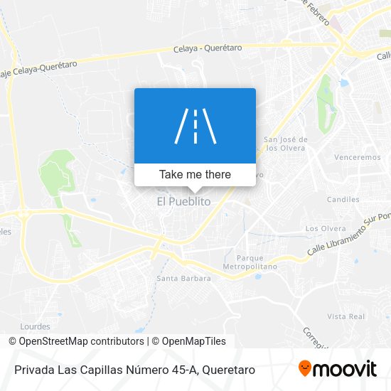 Privada Las Capillas Número 45-A map
