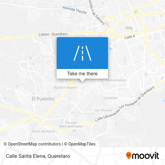 Mapa de Calle Santa Elena