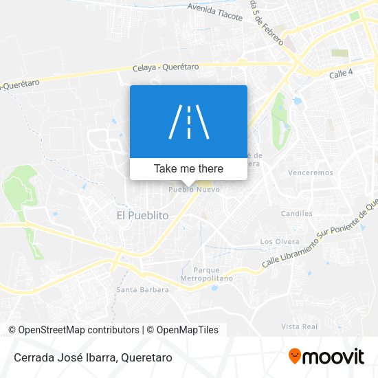 Cerrada José Ibarra map