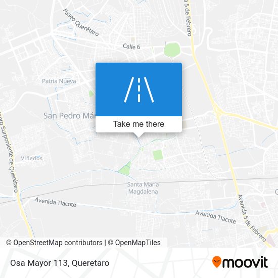 Mapa de Osa Mayor 113