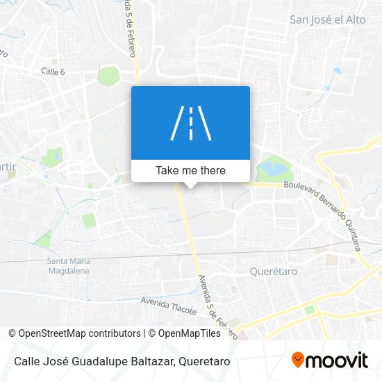 Calle José Guadalupe Baltazar map