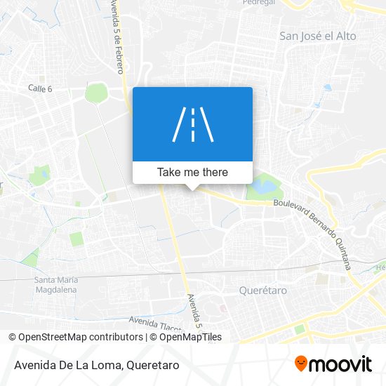 Avenida De La Loma map