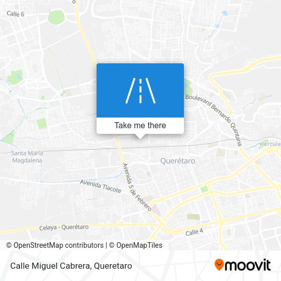 Mapa de Calle Miguel Cabrera