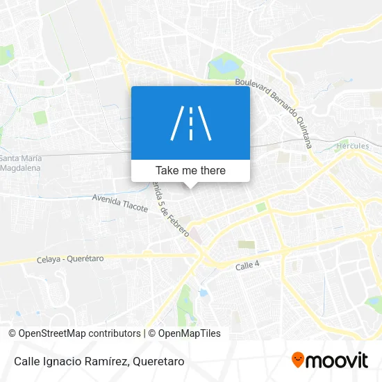Mapa de Calle Ignacio Ramírez