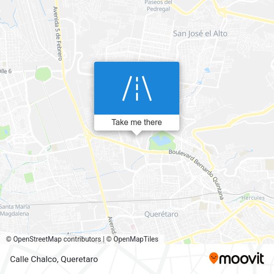 Mapa de Calle Chalco
