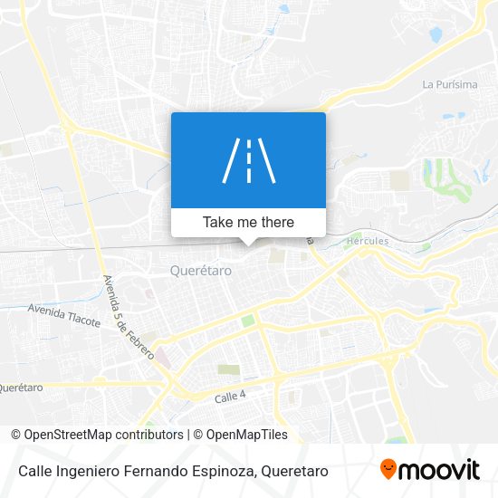 Mapa de Calle Ingeniero Fernando Espinoza