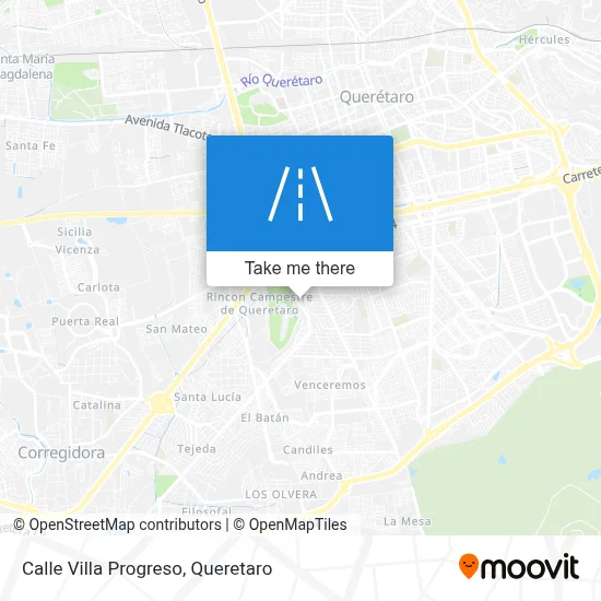Calle Villa Progreso map