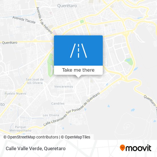 Calle Valle Verde map