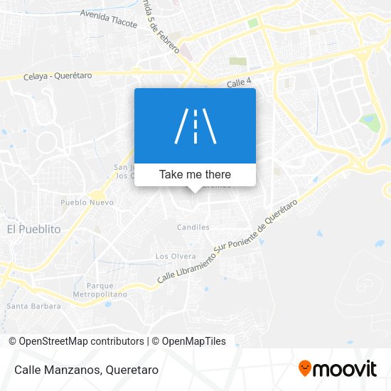 Mapa de Calle Manzanos