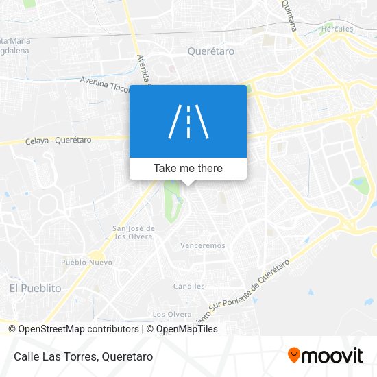 Mapa de Calle Las Torres