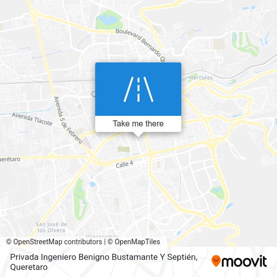Privada Ingeniero Benigno Bustamante Y Septién map