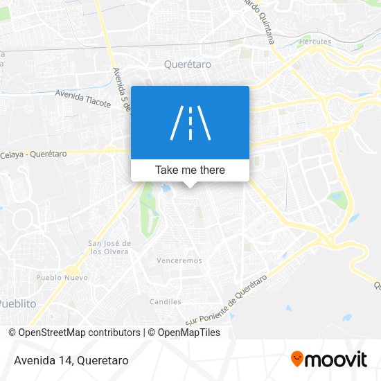 Mapa de Avenida 14