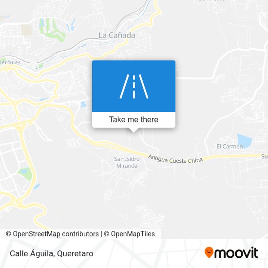 Mapa de Calle Águila