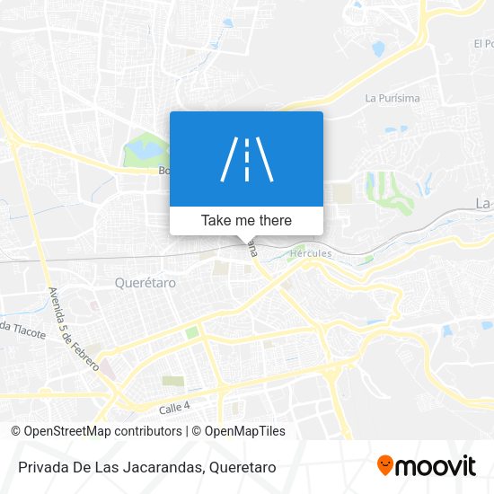 Mapa de Privada De Las Jacarandas