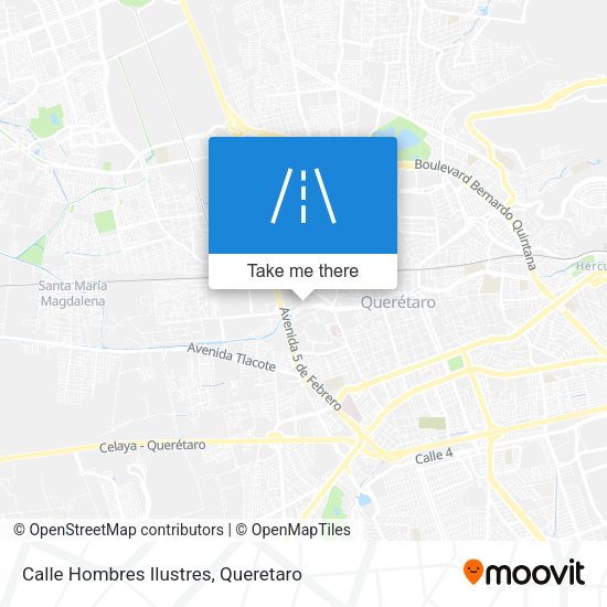 Mapa de Calle Hombres Ilustres