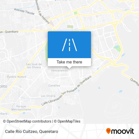 Calle Río Cuitzeo map