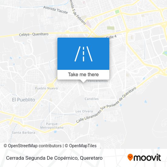 Cerrada Segunda De Copérnico map