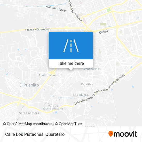 Calle Los Pistaches map