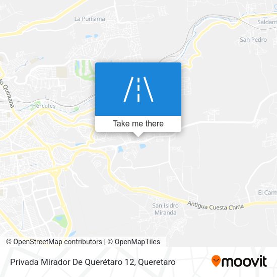 Privada Mirador De Querétaro 12 map