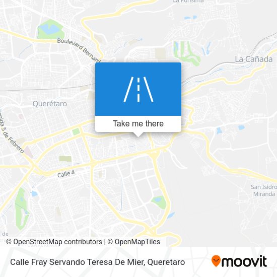 Mapa de Calle Fray Servando Teresa De Mier
