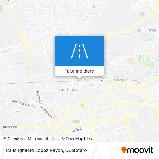 Calle Ignacio López Rayón map