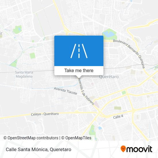 Mapa de Calle Santa Mónica