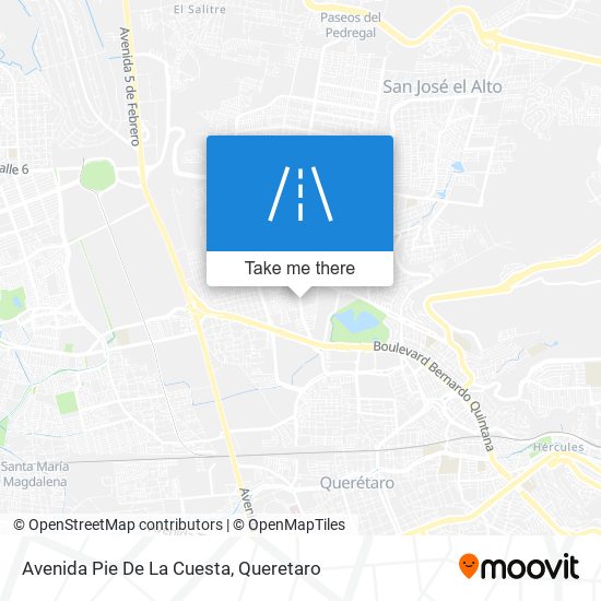 Avenida Pie De La Cuesta map