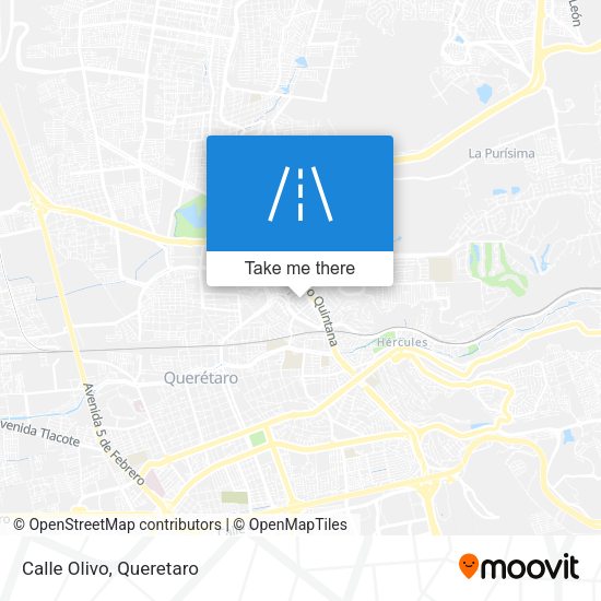 Mapa de Calle Olivo