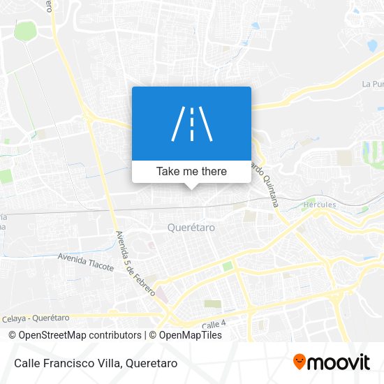 Calle Francisco Villa map