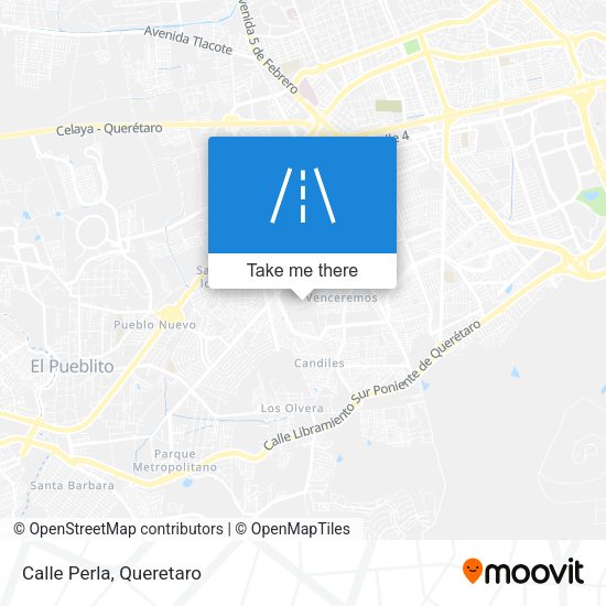 Mapa de Calle Perla