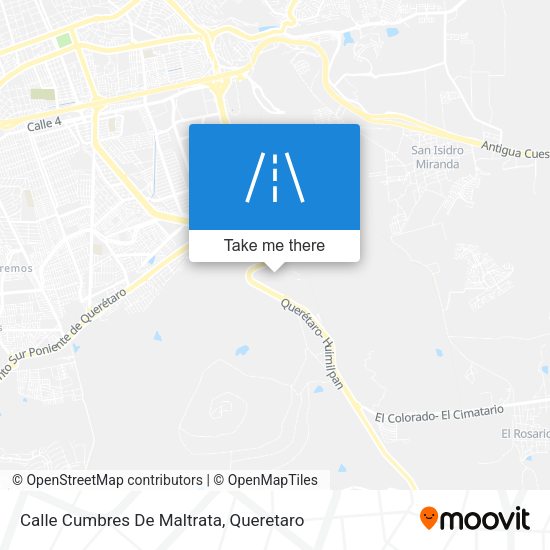 Calle Cumbres De Maltrata map