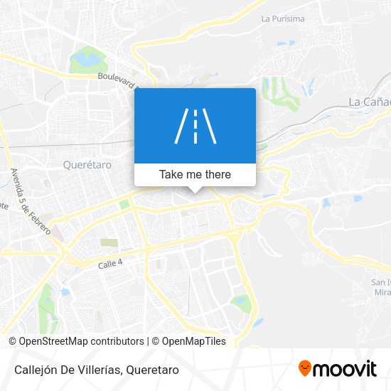 Callejón De Villerías map